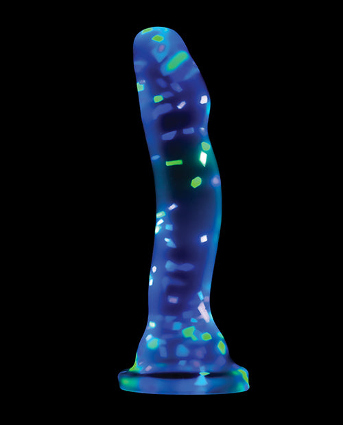 
            
                Load image into Gallery viewer, Blush Neo Elite Hanky Panky 7&amp;quot; Confetti Dildo - Glow In The Dark
            
        