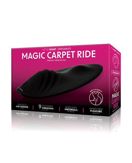 Whipsmart Rideables Magic Carpet Ride Vibrating Pad - Black