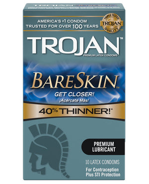 Trojan BareSkin Condoms - Box of 10
