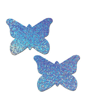 Pastease Premium  Glitter Butterfly - Blue O/s