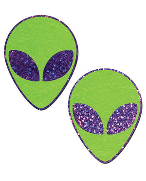 Pastease Premium Glitter Alien - Purple/Green O/S