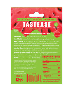 
            
                Load image into Gallery viewer, Pastease Tastease Edible Pasties &amp;amp; Pecker Wraps - Watermelon O/s
            
        