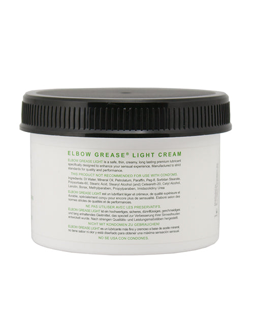
            
                Load image into Gallery viewer, Elbow Grease Light Cream Jar - 9 Oz
            
        