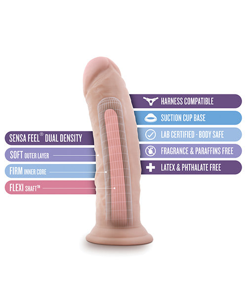 
            
                Load image into Gallery viewer, Blush Au Naturel 8&amp;quot; Dildo W/suction Cup - Vanilla
            
        