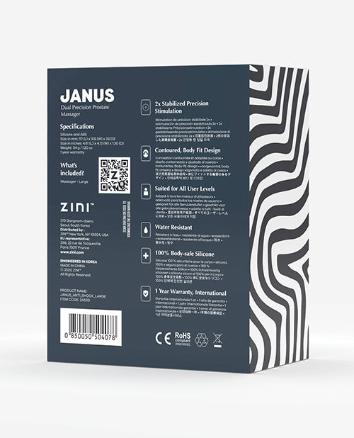 
            
                Load image into Gallery viewer, Zini Janus Anti Shock - Large Black
            
        