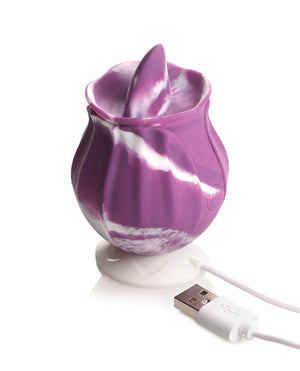 Curve Toys Gossip Licking Rose - Purple Twirl