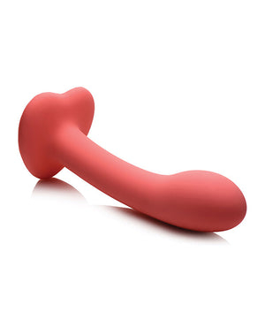 Curve Toys Simply Sweet 7" G Spot Silicone Dildo - Pink