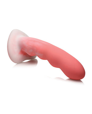 
            
                Load image into Gallery viewer, Curve Toys Simply Sweet 7&amp;quot; Wavy Silicone Dildo - Pink/white
            
        