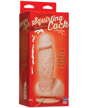 Squirting Realistic Cock W/splooge Juice - Flesh