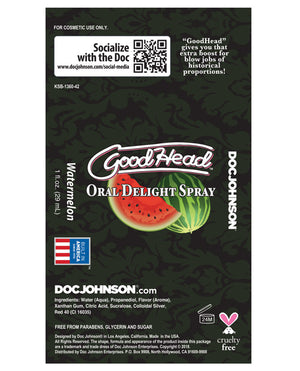GoodHead Oral Delight Spray - Watermelon