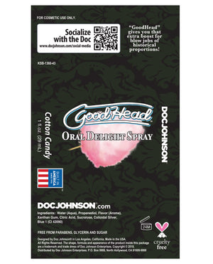 GoodHead Oral Delight Spray - Cotton Candy