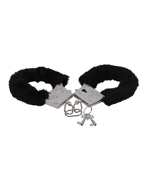 
            
                Load image into Gallery viewer, In A Bag Furry Handcuffs - Black
            
        