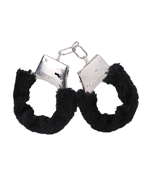 
            
                Load image into Gallery viewer, In A Bag Furry Handcuffs - Black
            
        