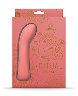 
            
                Load image into Gallery viewer, Ritual Zen Rechargeable Silicone G-spot Vibe - Coral
            
        