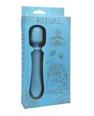 
            
                Load image into Gallery viewer, Ritual Euphoria Rechargeable Silicone Wand Vibe - Blue
            
        