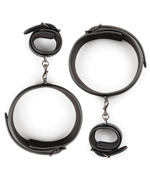 
            
                Load image into Gallery viewer, Easy Toys Thigh &amp;amp; Wrist Cuff Set - Black
            
        