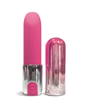 
            
                Load image into Gallery viewer, Nixie Smooch Rechargeable Lipstick Vibrator - Pink Ombre
            
        
