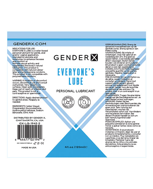 
            
                Load image into Gallery viewer, Gender X Flavored Lube - 4 Oz Everyone&amp;#39;s
            
        