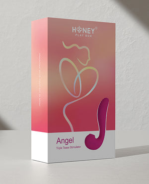 
            
                Load image into Gallery viewer, Angel Triple Tease G-spot Stimulator - 3 Function Pink
            
        