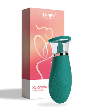 
            
                Load image into Gallery viewer, Scioness Sucking and Licking Clitoral Stimulator - Green
            
        