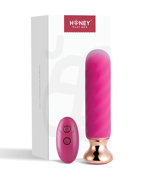 
            
                Load image into Gallery viewer, Rose Twister Hands-free Remote Vibrating Anal Plug
            
        