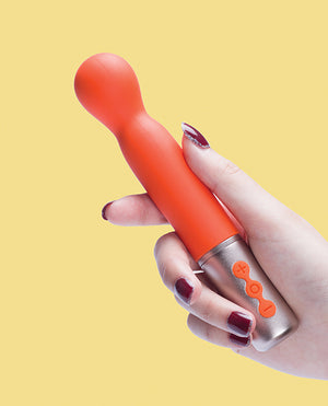 
            
                Load image into Gallery viewer, The Naughty Collection Interchangeable Heads Vibrator - Coral Bundle
            
        