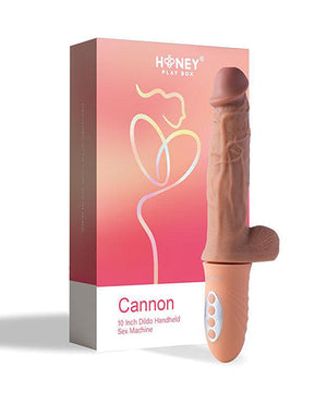 
            
                Load image into Gallery viewer, Cannon 10&amp;quot; Dildo Handheld Sex Machine - Light
            
        
