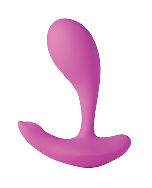 Oly App-Enabled Wearable Clit & G Spot Vibrator - Pale Pink