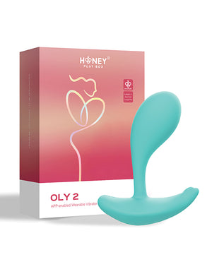 
            
                Load image into Gallery viewer, Oly 2 Pressure Sensing App-Enabled Wearable Clit &amp;amp; G Spot Vibrator - Blue
            
        