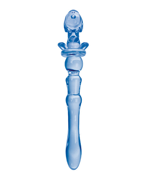 
            
                Load image into Gallery viewer, Glass Menagerie Puppy Glass Dildo - Dark Blue
            
        