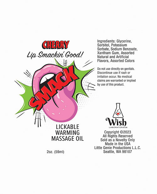 
            
                Load image into Gallery viewer, Smack Warming Massage Oil - 2 Oz Passion Fruit
            
        