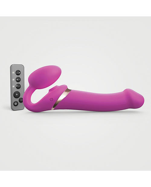 Strap On Me Multi Orgasm Bendable Strapless Strap On Extra Large - Fuchsia