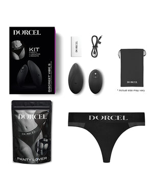 Dorcel Discreet Panty Vibe w/Panty XXL - Black