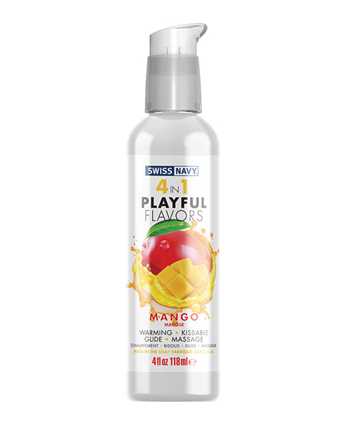 
            
                Load image into Gallery viewer, Swiss Navy 4 in 1 Playful Flavors Mango  - 4 oz
            
        