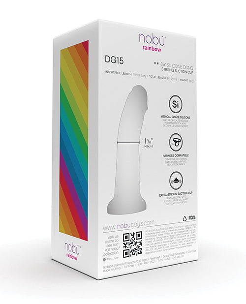 
            
                Load image into Gallery viewer, Nobu Rainbow 8&amp;quot; Dildo W/suction Cup - Cosmic
            
        