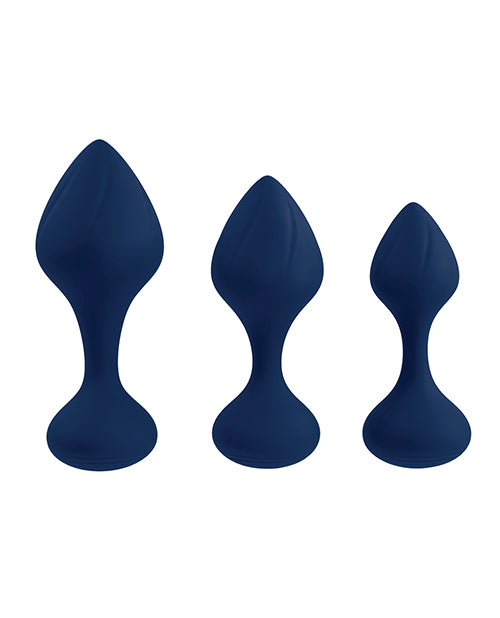 
            
                Load image into Gallery viewer, Playboy Pleasure Tail Trainer Anal Training Kit - Navy
            
        
