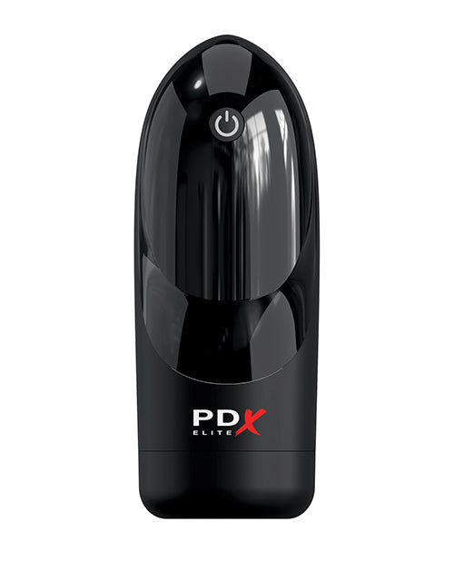 PDX Elite Hydrogasm Vibrating Stroker - Frosted/Black
