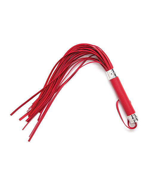
            
                Load image into Gallery viewer, Plesur 18&amp;quot; Vegan Leather Flogger - Red
            
        