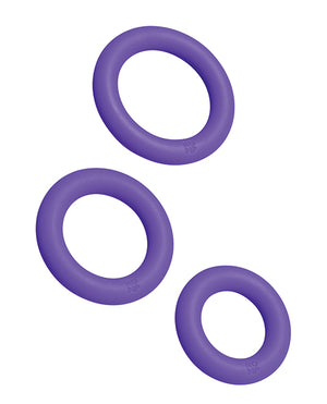 
            
                Load image into Gallery viewer, Romp Remix Trio Penis Ring Set of 3 - Purple
            
        