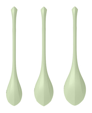 
            
                Load image into Gallery viewer, Satisfyer Yoni Power 2 Balls Training Set - Light Green
            
        