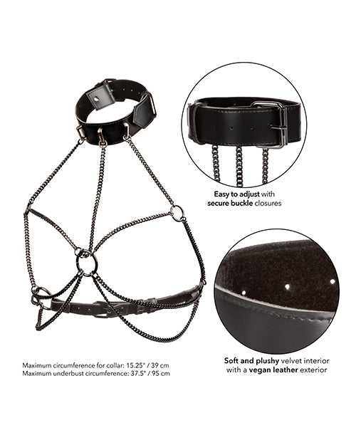 
            
                Load image into Gallery viewer, Euphoria Collection Multi Chain Collar Harness
            
        