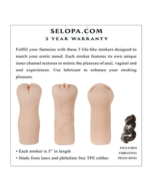 Selopa Party Pack Strokers - Light
