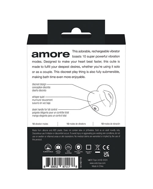 
            
                Load image into Gallery viewer, VeDo Amore Rechargeable Pleasure Vibe - Black
            
        