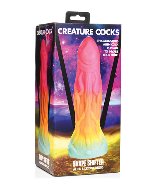 Creature Cocks Shape Shifter Alien Silicone Dildo - Multi Color