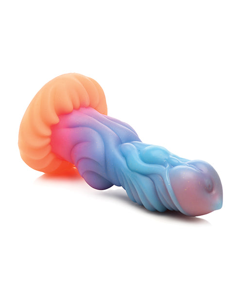 
            
                Load image into Gallery viewer, Creature Cocks Alien Invader Alien Glow-in-the-Dark Silicone Dildo
            
        