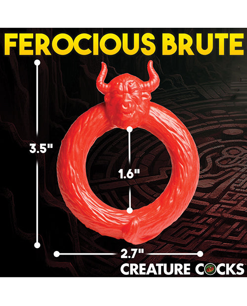 Creature Cocks Beast Mode Silicone Cock Ring - Red