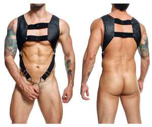 
            
                Load image into Gallery viewer, DNGEON Croptop Cockring Harness
            
        