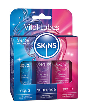 
            
                Load image into Gallery viewer, Skins Vital Lubes - 12 ml Tubes Pack of 3
            
        