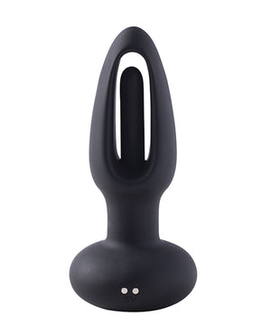
            
                Load image into Gallery viewer, Snuggy Flapping Anal Plug Vibrator- Black
            
        