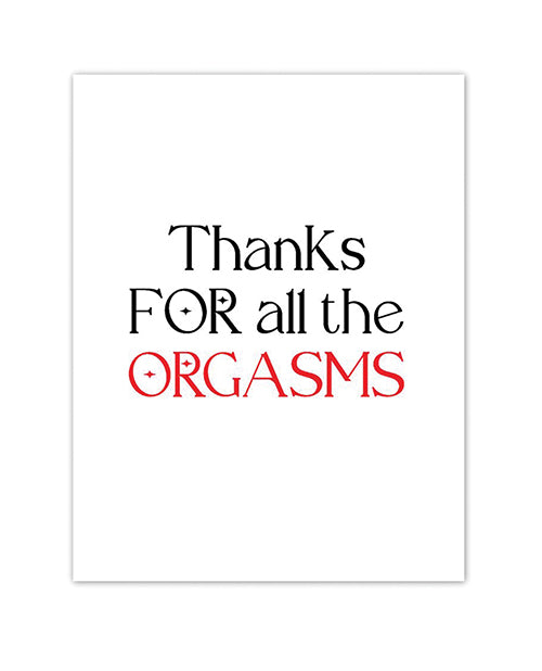 Orgasmic Greeting Card